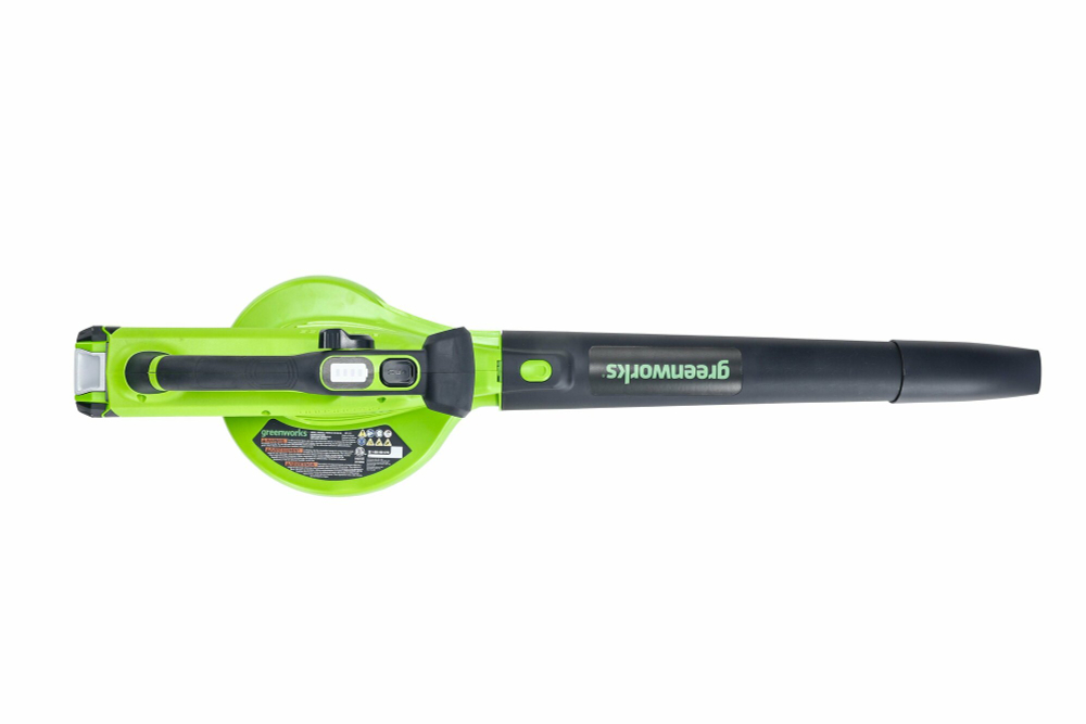 Воздуходувка-пылесос аккумуляторная ручная Greenworks GD40BVII 40В Li-Ion без АКБ и ЗУ (2406907)