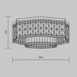 Потолочный светильник Maytoni DIA005CL-10G