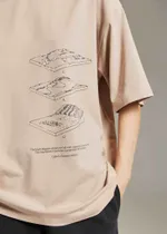 Футболка Called a Garment Diagram Какао