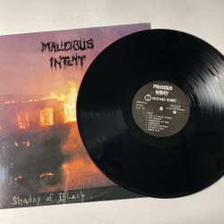 Винтажная виниловая пластинка LP Malicious Intent Shades Of Black (Canada 1989)