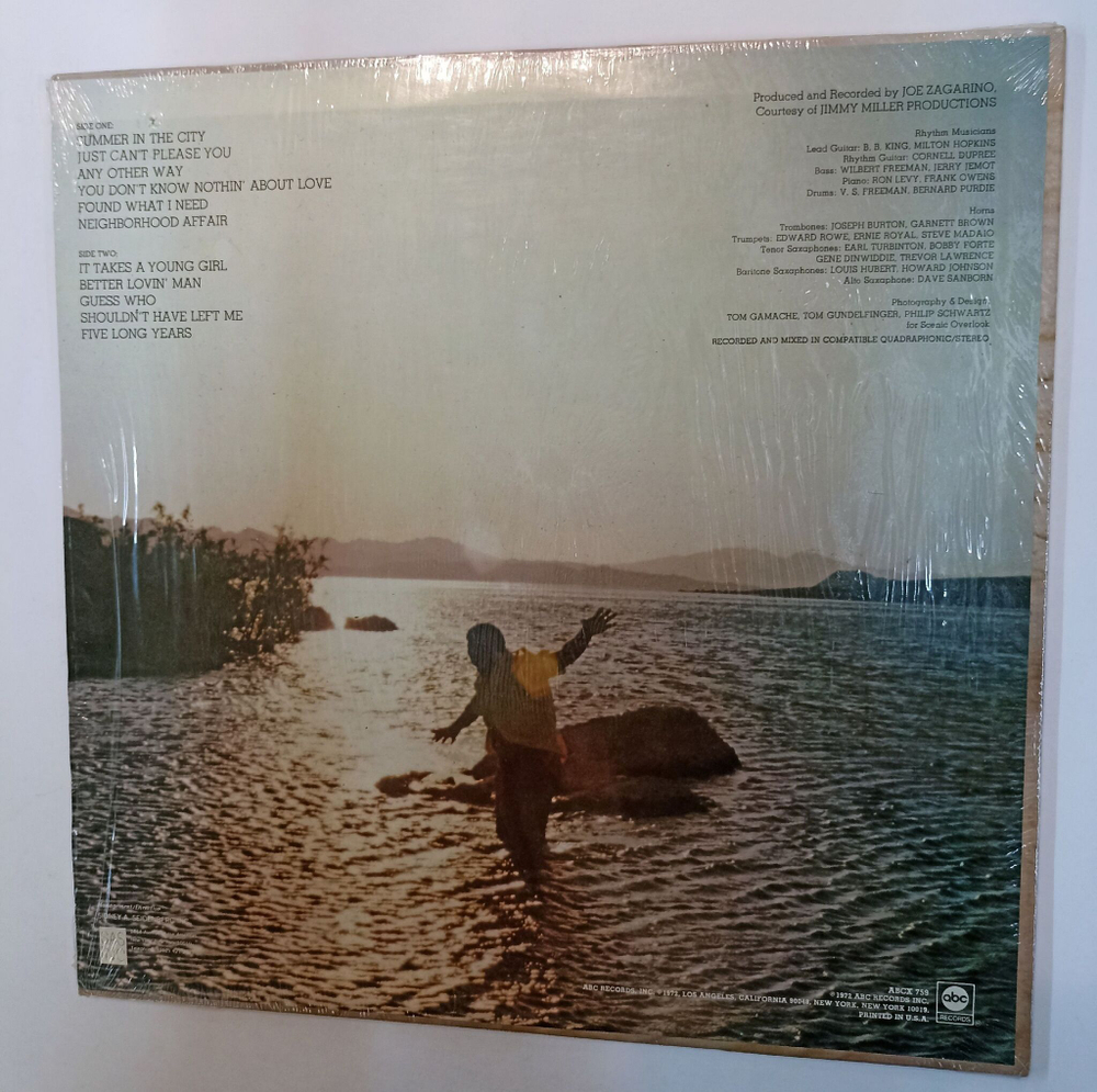 Винтажная виниловая пластинка LP B.B. King Guess Who (USA 1972) (Summer In The City)