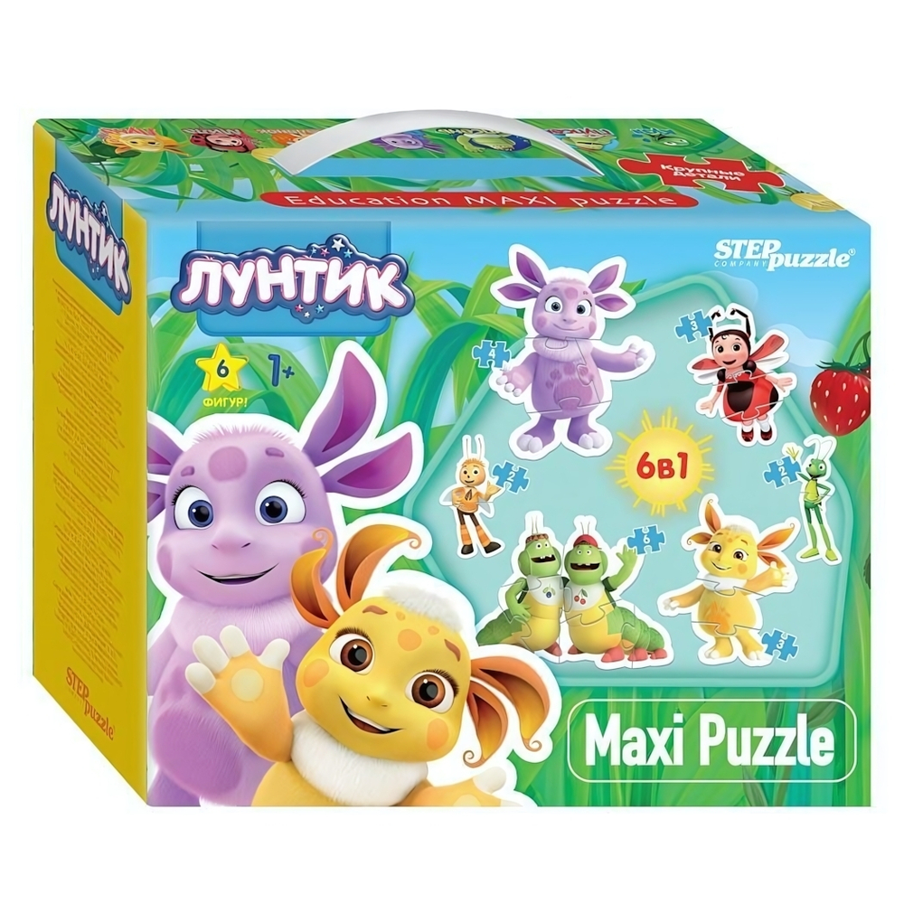 Пазл-maxi 6в1 "Лунтик" (Степ Пазл)