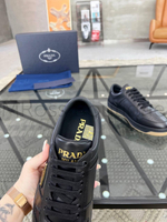 Кожаные мужские кроссовки Prada Downtown