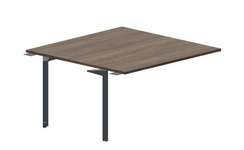 Составной стол на 2 рабочих места 138х136,6х75см (без отверстий) - приставной элемент