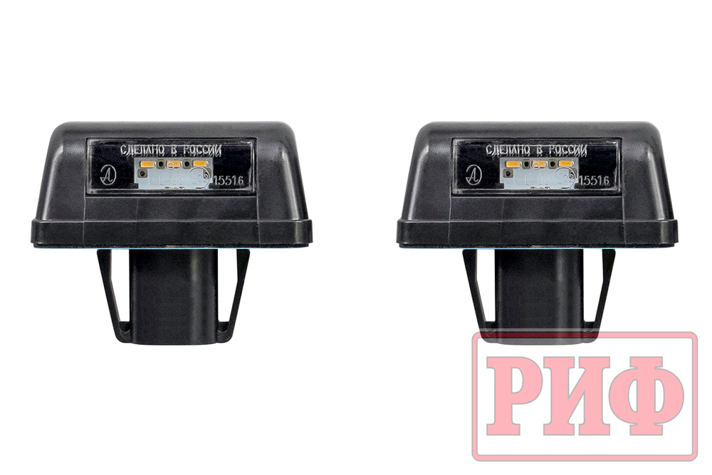 Бампер силовой задний Toyota Hilux 2005-2014 с квадратом под фаркоп и фонарями РИФ