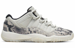 Кроссовки Jordan Air Jordan 11 Low Snakeskin Light Bone (Женская размерная сетка)
