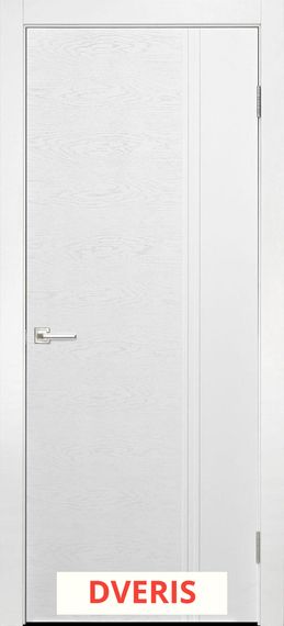 Межкомнатная дверь Дуэт-3 ПГ (Белый ясень)