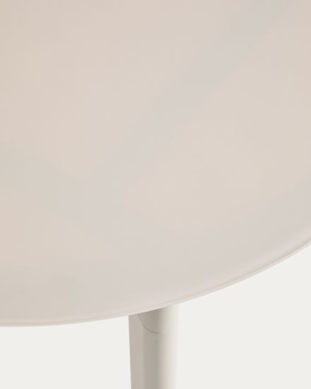 Уличный стол Erice из алюминия и закаленного стекла цвета экрю, 230 x 100 см