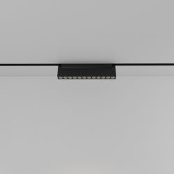 Магнитный трековый светильник ЭРА TRM20-4-22-12W4K BK светодиодный 12Вт 4000К черный для системы NOVA | Магнитные трековые светильники