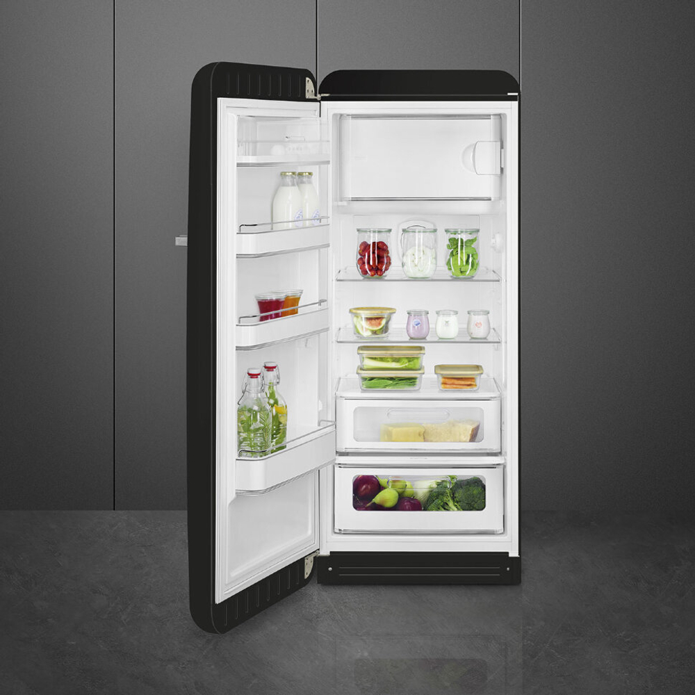 Отдельностоящий однодверный холодильник Smeg FAB28LBL5