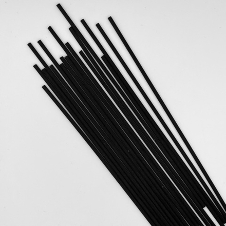 Палочки фибровые для ароматического диффузора черные 3х200 мм