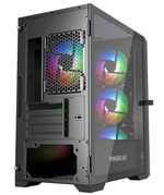 Корпус mATX Powercase ByteFlow Micro Black