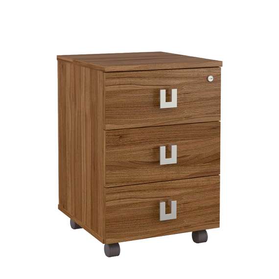 Тумба подкатная с 3 ящиками Solid 42x45x62