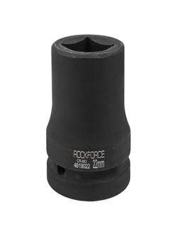 Головка ударная для футорки 1'', 22мм (4гр.) RockForce RF-4819022