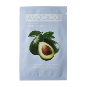 YU.R Тканевая маска для лица с экстрактом авокадо Yu.R Me Avocado Sheet Mask, 1 шт