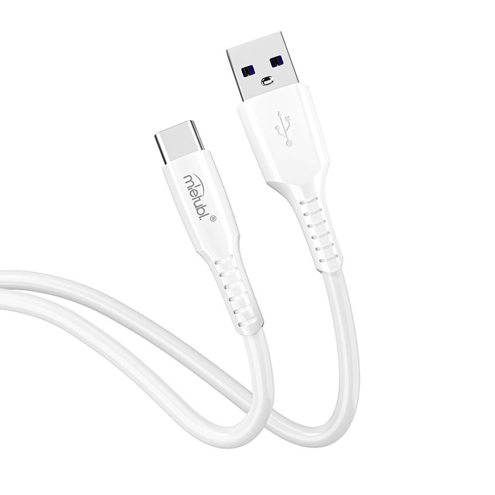 Кабель Mietubl MTB-DCUTB01 USB-Type-C 2.4A 1м PVC White