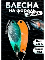 Блесна микроколебалка Дохна 2.5 гр, цвет #82