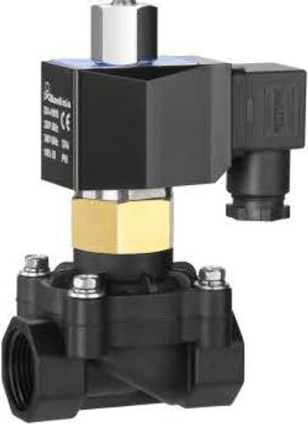 Соленоидный вентиль прямого действия SANLIXIN 1/2" NO (ZS2DF02N7D15, plastic, 0-5 bar, 220V)