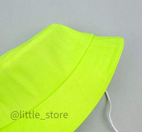 Панама хлопковая "Basic", Неоновый лайм