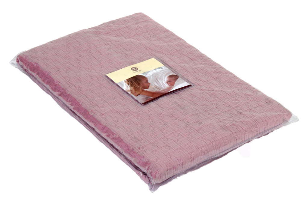 Детское покрывало Звездочка розовое от Luxberry упаковка