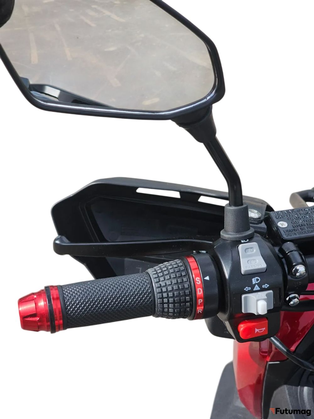 Электроскутер GT Tank 3000W (72V/60Ah) - Красный фото №8