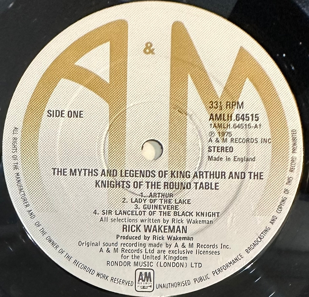 Rick Wakeman - The Myths And Legends Of King Arthur And The Knights Of The Round Table (Англия 1975г.)