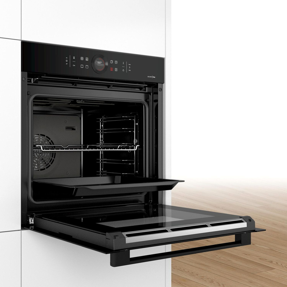 Встраиваемый духовой шкаф BOSCH HBG832DC1S Serie 8 Carbon Black