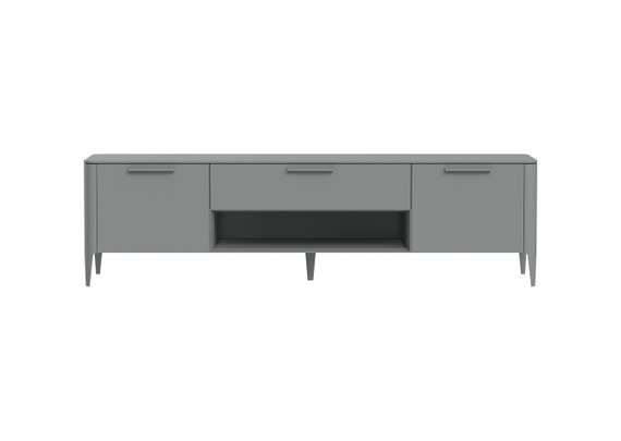 Тумба Type под ТВ ширина 200 см (серый)