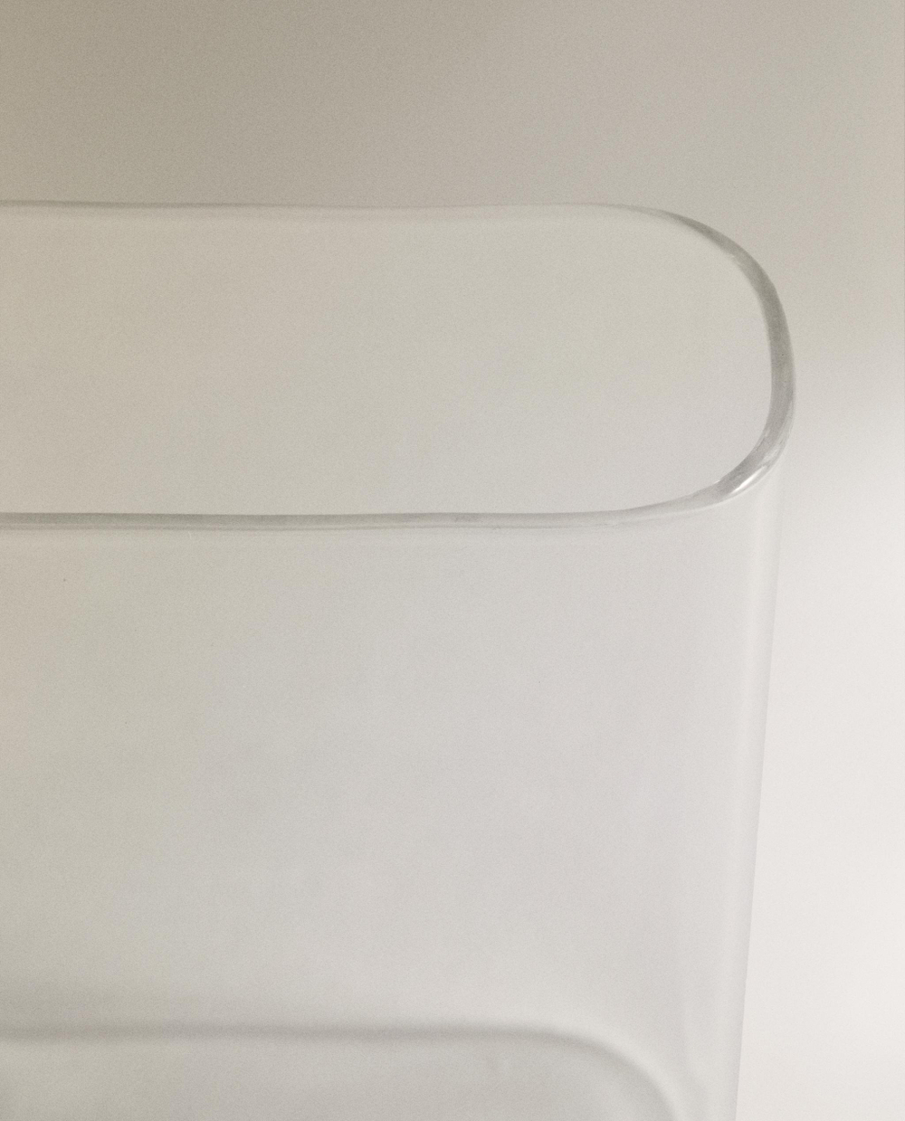 Zara Home стакан для ванной комнаты, стекло, прозрачный