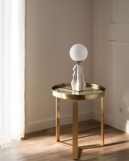 Золотой приставной столик “Ульм”