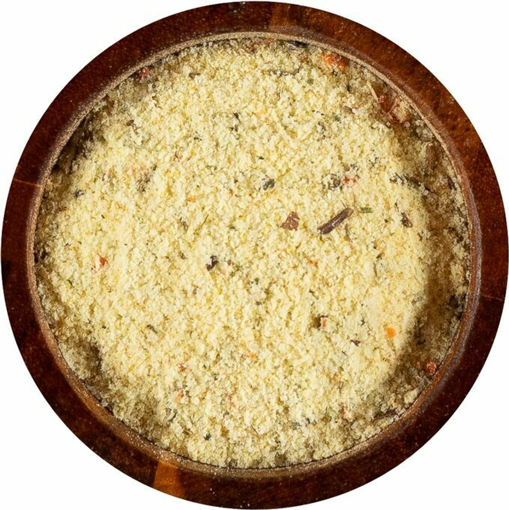 Бульон со вкусом курицы, с луком, куркумой, морковью и зеленью, 100г