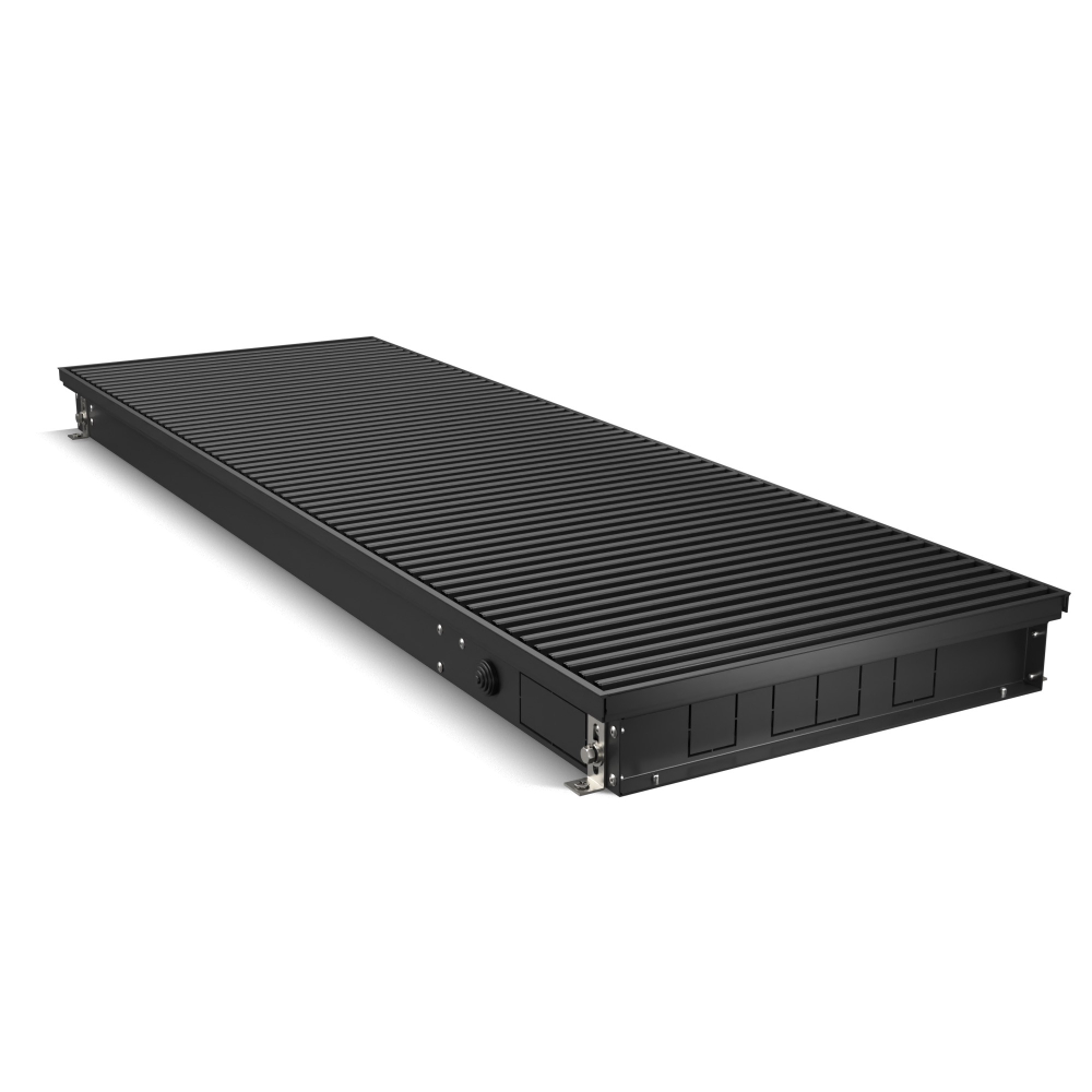 Конвектор внутрипольный Royal Thermo ATRIUM TURBO-80/400/900-DG-U-BL