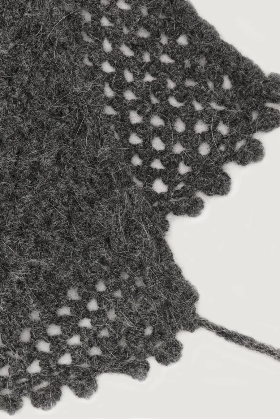 Косынка вязаная