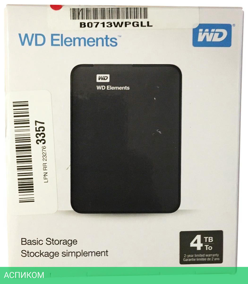 Внешний накопитель WD Original WDBU6Y0040BBK-WESN