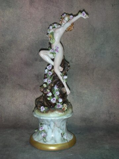 Фарфор. Статуэтка. Леди. Capodimonte. Италия