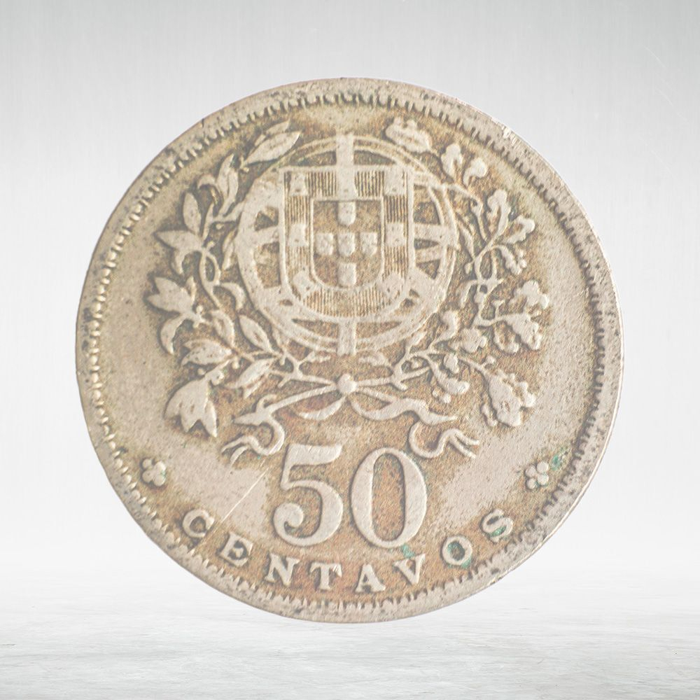 Portugal, 50 Centavos, 1945, VF