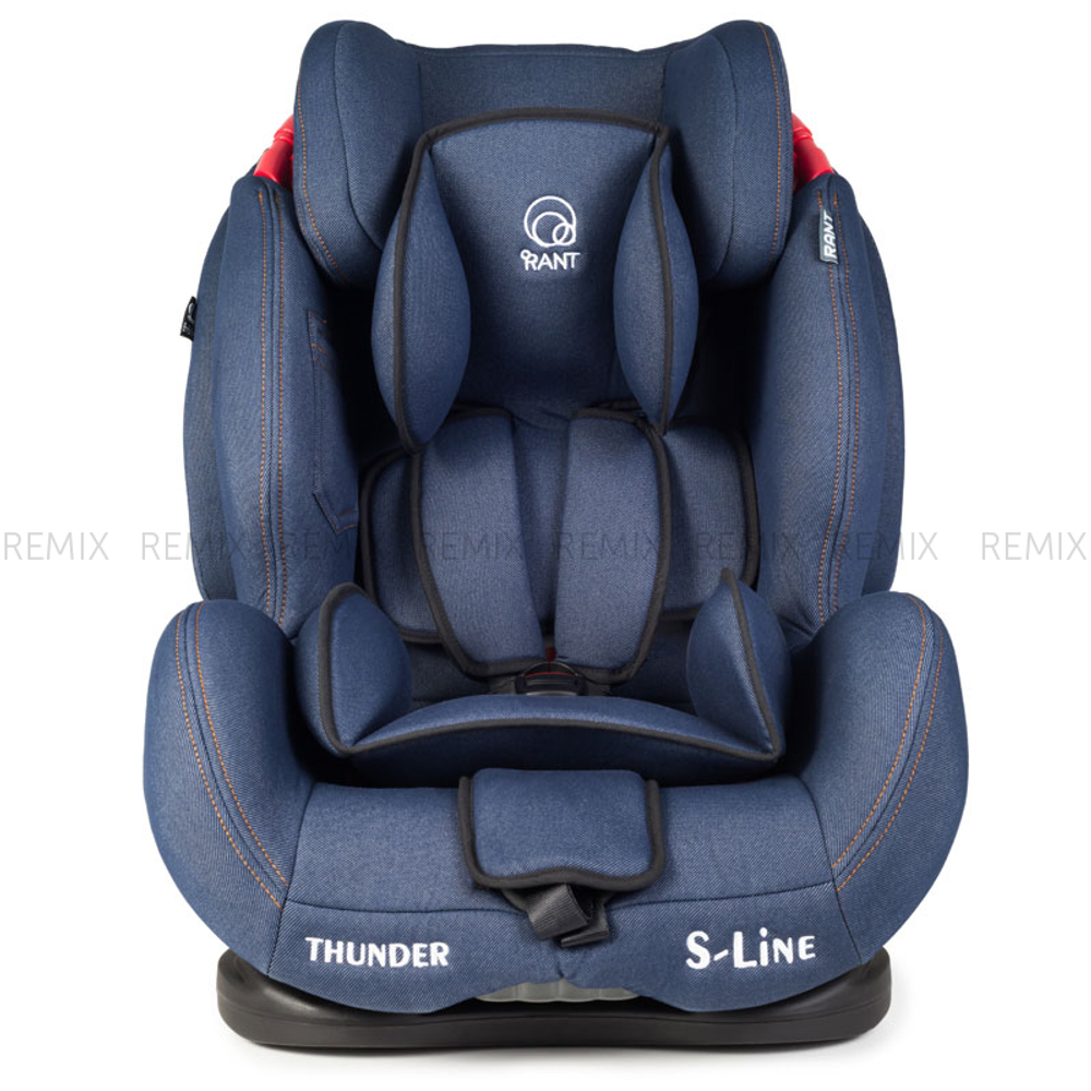 Автокресло "THUNDER" Ultra isofix SPS группа 1-2-3  (9-36 кг) blue jeans
