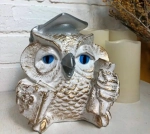 Копилка из гипса «Сова Профессор» 18*16см (позолота)