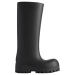 Balenciaga Bulldozer Rainboots "Black Rubber" Women"s