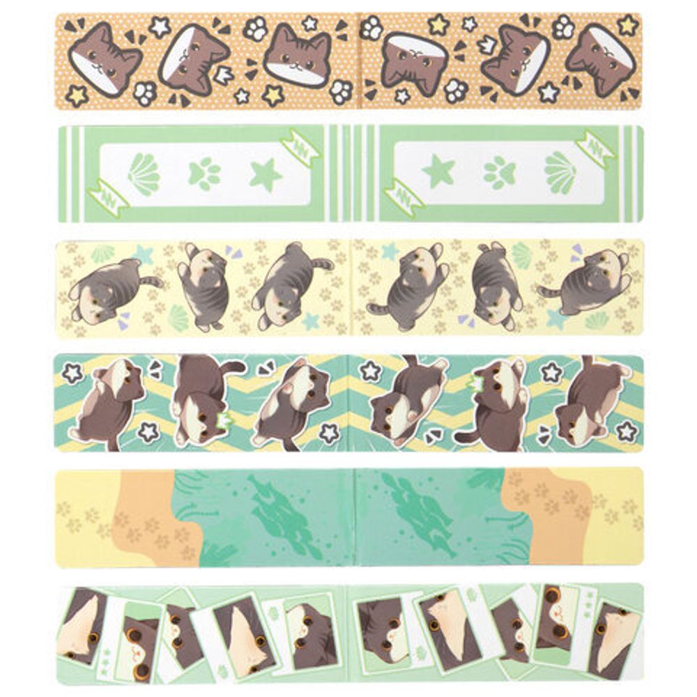 Закладки для книг МАГНИТНЫЕ, "МИЛЫЕ КОТЫ", набор 6 штук, 60x20 мм, BRAUBERG, 116985