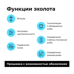 Эхолот для зимней рыбалки Rivertech 8