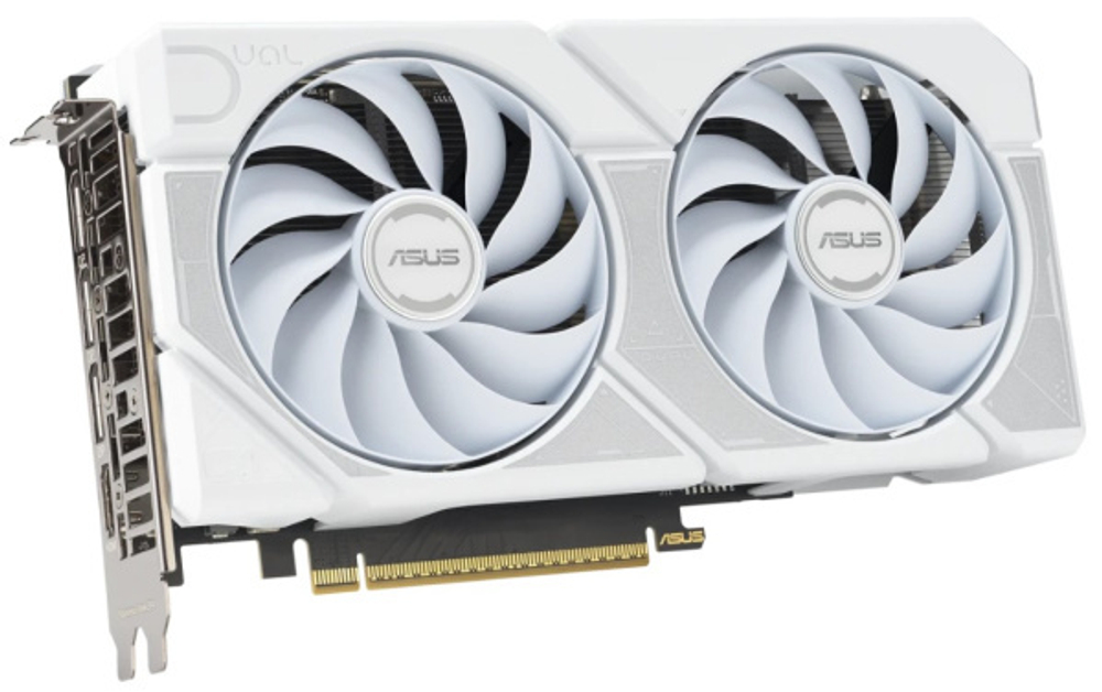 Видеокарта ASUS GeForce RTX 5060 TI DUAL WHITE OC (DUAL-RTX5060TI-O16G-WHITE)