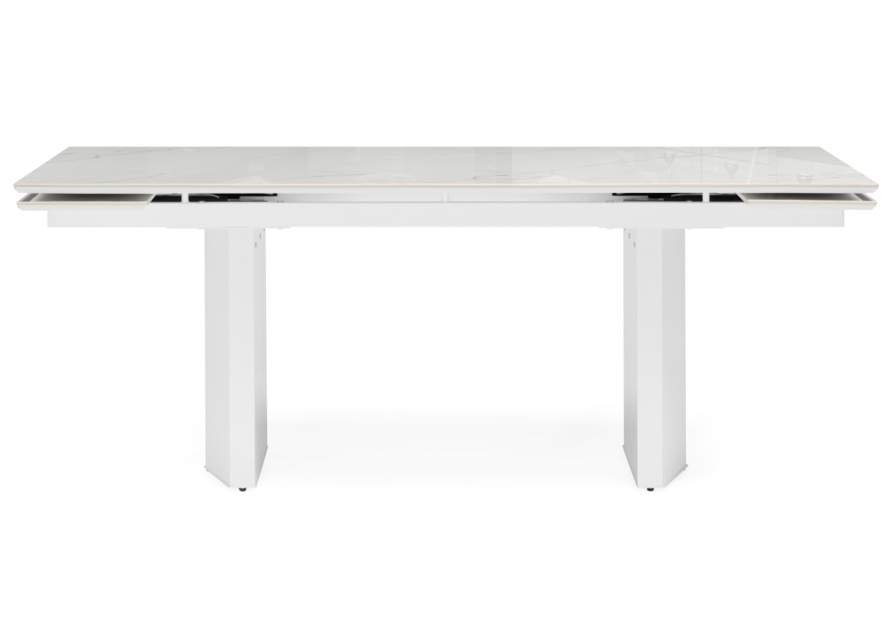 Керамический стол Woodville Монерон 200x100 дерево, белый