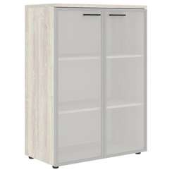 Шкаф со стеклянными дверьми в рамке с топом XMC 85.7.1  856х432х1190 XTEN