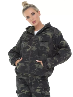Спортивный костюм камуфляжный на флисе с Рипстопом RWFCITY