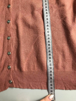 Кардиган Marks&Spencer терракотового цвета, маркировка 50, визуально на 56 размер