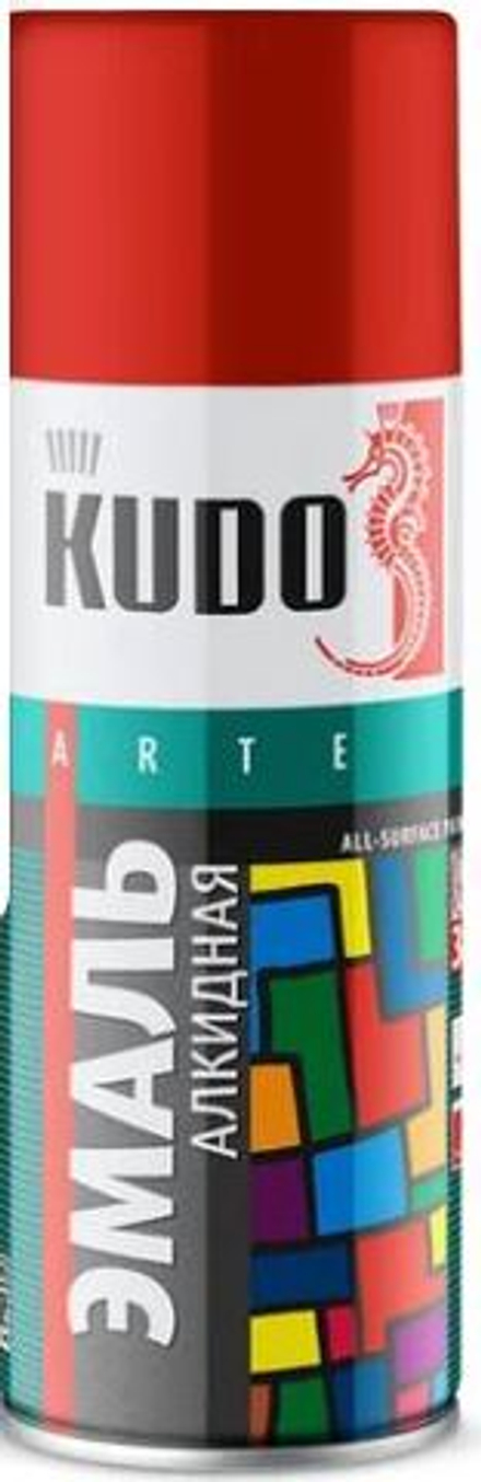 Эмаль KUDO универсальная красная 520 мл KU-1003