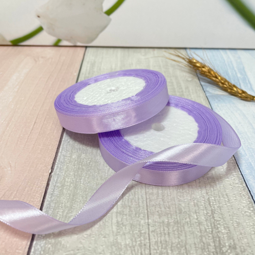 Лента атласная 1,2 см Фиолетовая