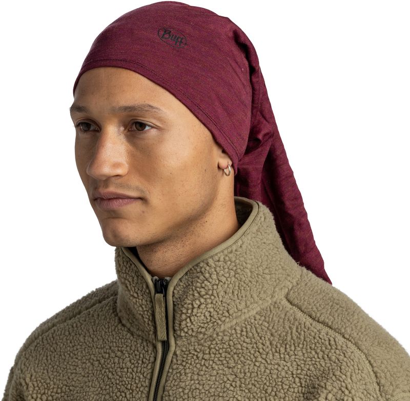 Бандана-труба Buff Merino Midweight Melange Tibetan Red Фото 3