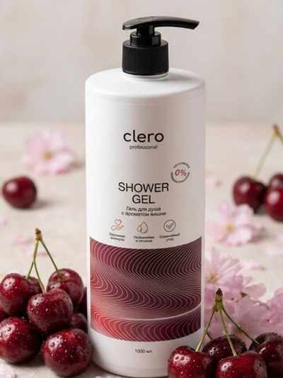 MARIEE Гель для душа Вишня CLERO 1000мл